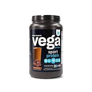 29.5-Oz Vega Sport Premium Vegan Protein Powder (Chocolate) $26.65 w/ S&S + Free Shipping