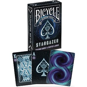 Bicycle Playing Cards: Architectural Wonders of The World $5.45, Stargazer $4.35
