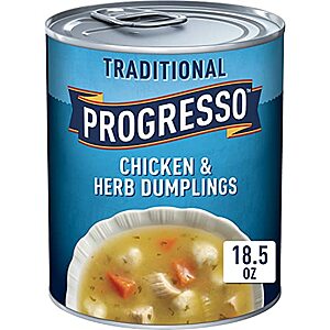 12-Pack 18.5-Oz Progresso Traditional Chicken & Herb Dumplings Soup $15