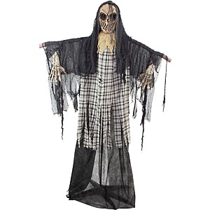 70" Haunted Hill Farm Lighted Animatronic Scarecrow $20 & More at Lowe's w/ Free Store Pickup