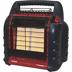 18,000 BTU Mr. Heater Big Buddy Portable Indoor/Outdoor Propane Heater $100 + $10 Shipping