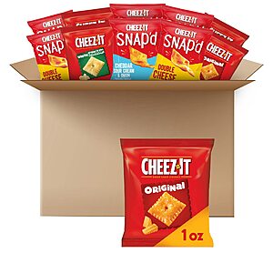 42-Count Cheez-It Baked Cheese Crackers (Variety Pack) $15.75 w/ Subscribe & Save