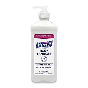 16-Oz PURELL Advanced Instant Hand Sanitizer (Pump Bottle) $0.89 + Free Shipping (YMMV)
