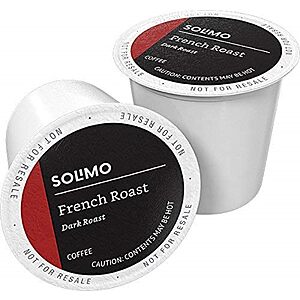 100-ct Solimo K Cup Coffee Pods (Various Flavors) from $17.90 w/ Subscribe & Save