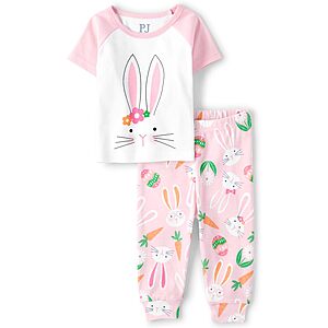 2-Piece The Children's Place Infant/Toddler Easter Snug Fit Cotton Pajamas (Pink Bunnies) $7.75 + Free S&H w/ Prime or $35+