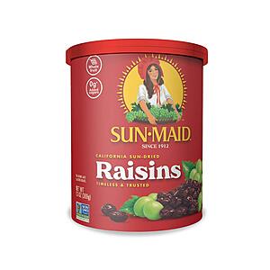 13-Oz Sun-Maid California Sun-Dried Raisins $2.40 w/ S&S+ Free Shipping w/ Prime or on $35+
