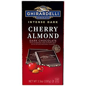 3.5-Oz Ghirardelli Intense Dark Chocolate Cherry Almond Squares: 2 for $2.85 at Walgreens w/ Free Store Pickup on $10+