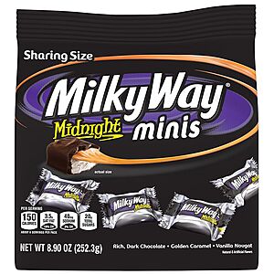 8.9-Oz Milky Way Minis Size Midnight Dark Chocolate Candy Bars: 2 for $2.70 at Walgreens w/ Free Store Pickup on $10+ (YMMV)
