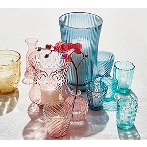 Pottery Barn: Vintage Inspired Pressed Glass Hurricane (Amber) $6.39 + Free S/H (Reg. $29.50)