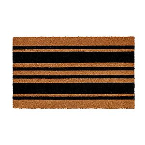 Pottery Barn: Stripe Doormat (Red or Black) $12 + Free Shipping