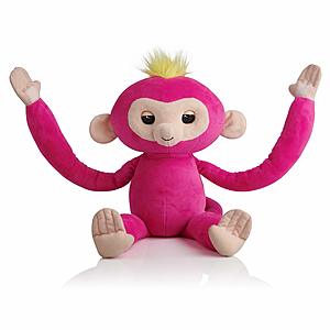 WowWee Fingerlings Hugs Bella Interactive Plush Baby Monkey Pet (Pink) $9.50 + Free Store Pickup