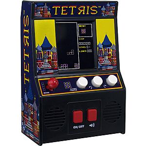 Tetris Mini Arcade Game Console $8.50 + Free Store Pickup