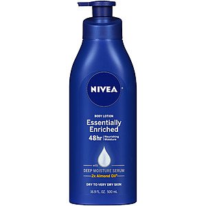 Amazon S&S: 3 Bottles of NIVEA Essentially Enriched Body Lotion 16.9 oz $8.17 w/5% or $6.78 w/15% + Free Shipping