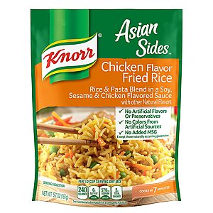 8-Pack Knorr Rice Sides (Creamy Chicken or Herb & Butter) $7.15 w/ S&S & More + Free S&H w/ Prime or $25+