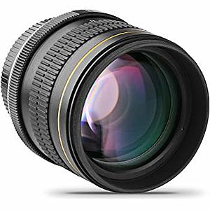 Oshiro Professional Full Frame DSLR Lenses (35mm - $129.16, 60mm - $109.77, 135mm - $128.88) from Circuit City on Amazon with FSSS