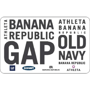 $50 Gap Options Gift Card (Gap, Athleta, Banana Republic, Old Navy), $50, Paypal $40