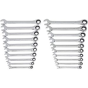 Woot, GearWrench 20-Piece SAE/Metric Ratcheting Combination Wrench Set (35720A-02), $39.99, free shipping for Prime members