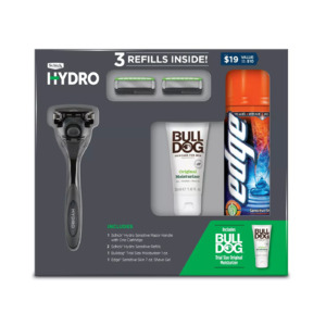 Available again, Target, 30% off select beauty gift sets, Old Spice Swagger gift set, $6.64, 6 piece Schick Hydro gift set, $6.99, free pickup + more
