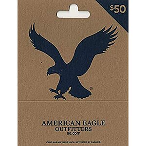 $50 American Eagle Outfitters gift card, $40, Prime Early Access Deal, Amazon