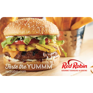 $50 Red Robin eGift card, $40 or lower with promo code, Kroger Gift Cards $40