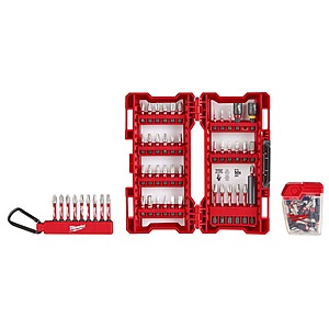 75 piece Milwaukee SHOCKWAVE Impact Duty Alloy Steel Screw Driver Bit Set with Carabiner, $19.88, free shipping, Home Depot