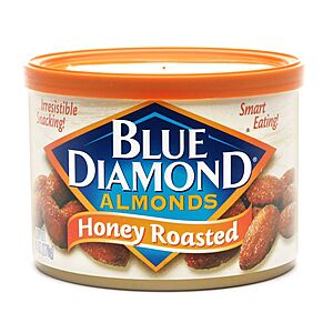 Walgreens, 6oz Blue Diamond almonds (assorted flavors), 2 for $3.60, free pickup on $10