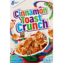 General Mills cereals at CVS - $1.59 each, free pickup, 12 oz Cinnamon Toast Crunch, 11.4 oz Reese's Puffs, 11.2 oz Lucky Charms, 5 ct Nature Baked muffin bars, + more