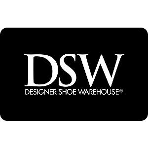 $50 DSW (Designer Shoe Warehouse) e-gift card, $40 + 4X fuel points, Kroger Gift Cards
