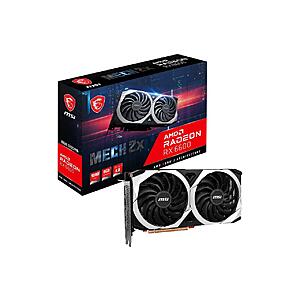 MSI Mech Radeon RX 6600 8GB GDDR6 PCI Express 4.0 Video Card $189.99 after $30 Promo Code and $20 MIR