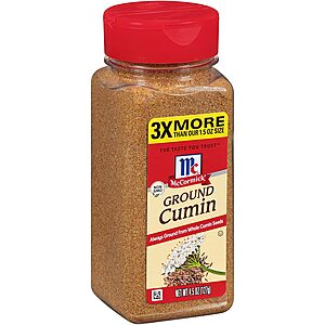 4.5-Oz McCormick Ground Cumin $3.73 w/ S&S + Free Shipping w/ Prime or on orders over $25