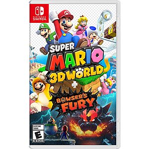 Super Mario 3D World + Bowser's Fury (Nintendo Switch Digital Download) $42 + Free Shipping