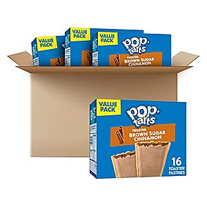 64-Count Pop-Tarts Breakfast Toaster Pastries (Frosted Brown Cinnamon Sugar) $11.22 w/ S&S + Free Shipping w/ Prime or on orders over $25
