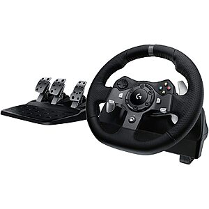 Logitech G920 Driving Force Racing Wheel w/ Pedals (Xbox One, X|S, PC) $200 + Free Shipping
