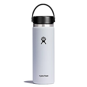 20-Oz Hydro Flask Wide Mouth Bottle w/ Flex Cap (White) $11.38 + Free Shipping w/ Prime or on orders over $25