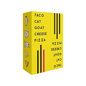 Taco Cat Goat Cheese Pizza Card Game $6 + Free Shipping w/ Prime or on orders over $35