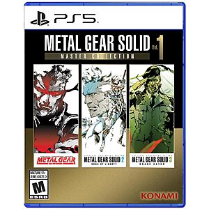 Metal Gear Solid: Master Collection Vol.1 (PS5) $40 + Free Shipping