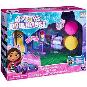 8-Piece DreamWorks Kids' Gabby's Dollhouse Carlita Purr-ific Play Room Playset $3.83 + Free Shipping w/ Prime or on orders over $35