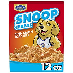 12-Oz Snoop Cinnamon Toasteez Breakfast Cereal $1.90 w/ Subscribe & Save