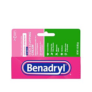 1-Oz Benadryl Anti-Itch Cream $2.49 w/ S&S + Free Shipping w/ Prime or on orders over $35