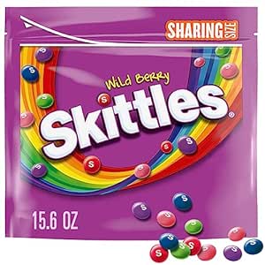 15.6-Oz Skittles Candy Sharing Size Bag (Wild Berry) $3 w/ S&S + Free Shipping w/ Prime or on orders over $35
