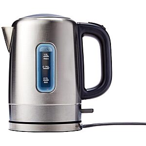 1-Liter Amazon Basics Stainless Steel Electric Kettle w/ Automatic Shut Off $19 + Free Shipping w/ Prime or on orders over $35