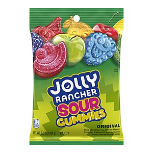 6.5-Oz Jolly Rancher Sour Gummies $1.90 w/ S&S + Free Shipping w/ Prime or on orders over $35