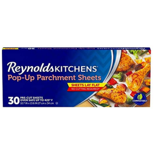 30-Count Reynolds Kitchens Pop-Up Parchment Paper Sheets (10.7" x 13.6") $2.47 w/ S&S + Free Shipping w/ Prime or on orders over $25