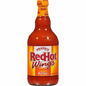 Frank's RedHot Wings Buffalo Sauce, Wing Marinade, 23 oz (Pack of 6): As low as $17.57 w/S&S and A/c