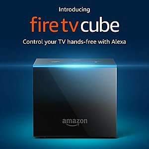Fire TV Cube | Hands-Free with Alexa and 4K Ultra HD | Streaming Media Player [Fire TV Cube]  -YMMV $54.99
