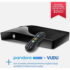 TiVo Bolt OTA Antenna Live TV, DVR & Streaming Device + $20 Vudu Credit $207 + Free Shipping
