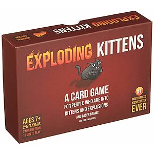 Exploding Kittens Card Game $14 + Free Shipping