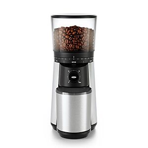 OXO Conical Burr Coffee Grinder with 15% off first purchase coupon - $59.49