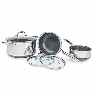 HexClad Hybrid Cookware: 6-piece Set (FS) $299.99