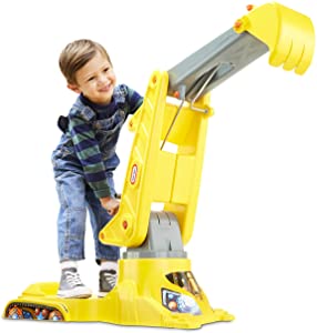 Amazon Offer - Little Tikes You Drive Excavator Sand Toy kids can sit, scoop and dump for $43.20
